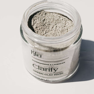 Clarify SuperGreens & Lavender Green Clay Mask - Klei Beauty