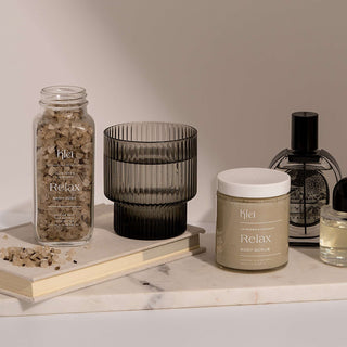 Relax Lavender Soak & Scrub Self-Care Gift Set - Klei Beauty