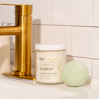 Soften Lavender & Epsom Salt Coconut Milk Bath Soak - Klei Beauty