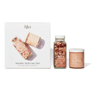 Soothe Rose Soak & Scrub Self-Care Gift Set - Klei Beauty