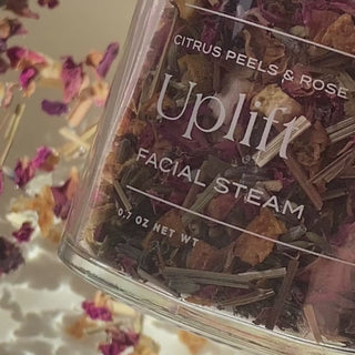Uplift Citrus Peels & Rose Floral Facial Steam - Klei beauty